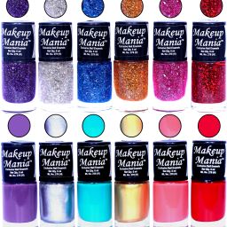 Exclusive Nail Polish Set of 12 Pcs. Multicolor MM-92-8