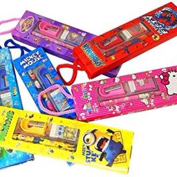 Cartoon Printed Stationery Gift Set for Kids Small Gifts Mix Design Set Return Gift Set Rakhi Gift for Sisters Festival Gift Birthday Gift Return Gift for Kids Art Canvas Pencil Boxes-image-24