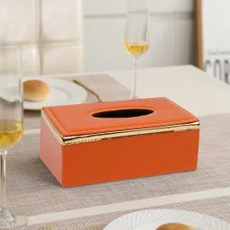 hokipo TISSUE-BOX-ORNG-AR5107 Vehicle Tissue Dispenser image 4