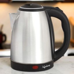 Lifelong Sleek Design Electric Kettle – Steel Body & Black Handle (1.5L) Electric Kettle-image-80