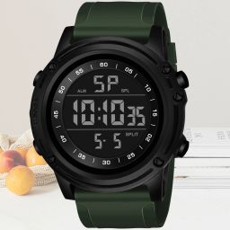 Bold Green PU Strap Watch – Men’s Digital Pick Digital Watch - For Men Youthful Digital Watch for Men & Boys-picture-21