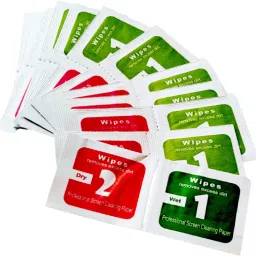 KANCHA Wet and Dry Screen Cleaning Wipes Big Size for Mobiles, Gaming, Computers, Laptops-13