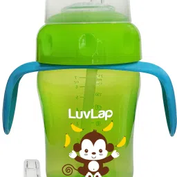 Banana Time Sipper / Sippy Cup 150ml, Anti-Spill Design with Soft Silicone Spout and Straw, 6m+-1