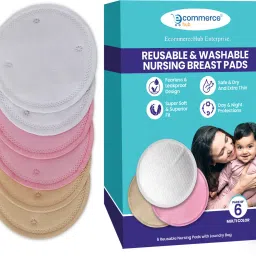 Reusable,Absorbent,Discreet Fit,Leakproof Design,Super Soft Pads For Mother Nursing Breast Pad-image-29