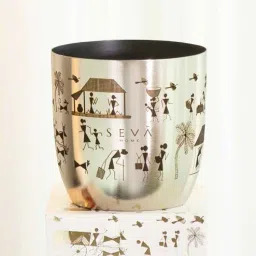 seva home Heirloom DRustic Roots Silver Large Candle Soy Wax Candle (55 Hour Burn)-picture-44