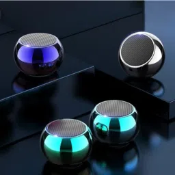 GUGGU UVYA_Bluetooth M3 Plus Portable Mini Speaker Bluetooth Speaker(Multicolor) 48 W Bluetooth Soundbar image 3