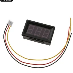 shockley Mini Digital Voltmeter 0.56" 3 Wire Digital LED Voltmeter DC 0-100V (2 Piece) Voltmeter image 5