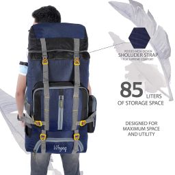Tourist Travel Backpack for Outdoor Sport Trekking Hiking Camping Mountaineering Rucksack - 85 L-image-68
