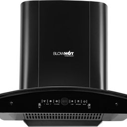 blowhot Evana 90cm 1600m3/h Powerful Suction, BLDC Motor, Speed Control Filterless Auto Clean Wall Mounted Black 1600 CMH Chimney-picture-35