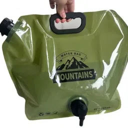 Plastic 8 Liter Folding Water Storage Bag Water Container Tank Traveling Carrier Bag Storage Basket-picture-26