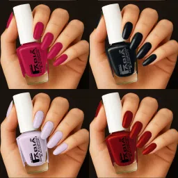 Long Lasting Shine Pastel Nail Polish For Women and Girl P166 Multicolor-image-14