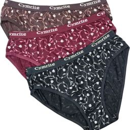 cymrite Pack of 3 Women Hipster Multicolor Panty-picture-35