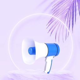 King Bhopu Speaker (Portable Horn)Recorder Player & Sirens With Dual BatteryT495 Outdoor PA System-image-49