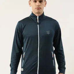 Sports52 wear Men Navy Blue Lightweight Training or Gym Dry-Fit Sporty Jacket-picture-27