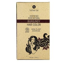 HERBAL ME Certified 100% Natural Hair Colour 200 g - Burgundy-54