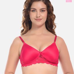 FIMS Pink & Magenta Pack of 2 Cotton Lightly Padded Rapid Dry Bra-image-81