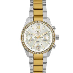 SANTA BARBARA POLO & RACQUET CLUB Women Dial & SS Bracelet Style Straps Digital Watch-24