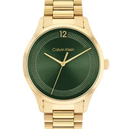 Calvin Klein Unisex Solid Dial & Stainless Steel Bracelet Style Analogue Watch 25200229-19