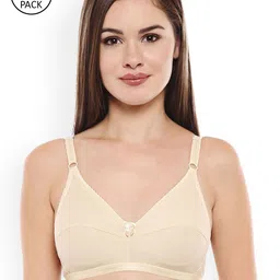 Bodycare Assorted Solid Pack of 3 Non-Wired Non Padded Everyday Bra E1517S-3PCS-picture-0