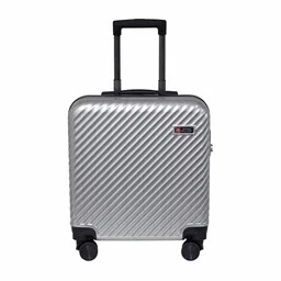 SWISS MILITARY Textured Overnighter Hard Sided Overnighter Trolley Bag-39