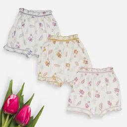 GROVERSONS Paris Beauty Infants Girls Pack Of 3 Assorted Boy Short Briefs-2