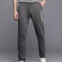 HRX by Hrithik Roshan Men Lifestyle Brand Logo Printed Terry Track Pants-image-72