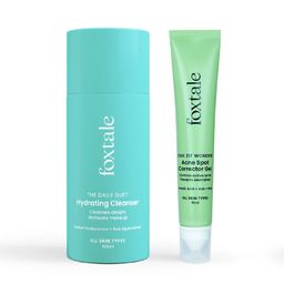 FoxTale Clear Out Breakouts Skin Care Set - Acne Spot Gel 15ml & Face Cleanser 100ml-51