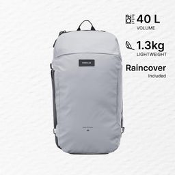Travel Backpack 500 Oraganizer 40L Grey-image-85