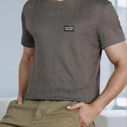 Shein Short Sleeves Self-Designed Crew Tshirt-image-26