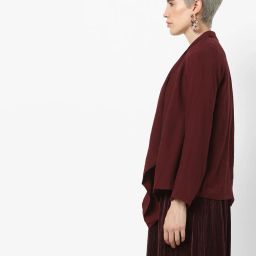 project eve Textured Open Front Shrug image 2