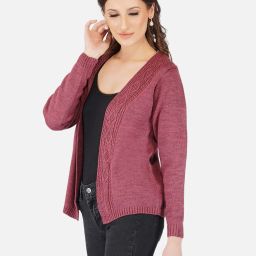 joe hazel Textured Open-Front Jacket image 2