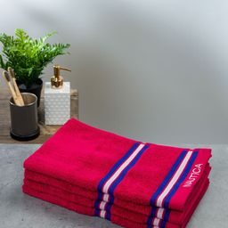nautica Set of 4 Striped Cotton Hand Towels 24" x 16" image 2