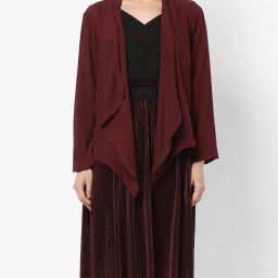 project eve Textured Open Front Shrug image 5