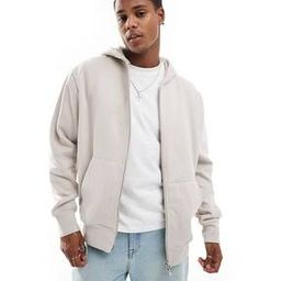 Premium Heavyweight Oversized Zip-Through Hoodie-image-15