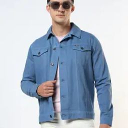 Men Regular Fit Trucker Jacket-picture-34