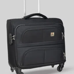 SWISS MILITARY Set Of 2 Textured Soft-Sided Small Trolley Overnighter & Laptop Backpack image 2