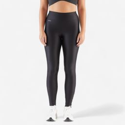Women long running leggings Dry - black-image-68