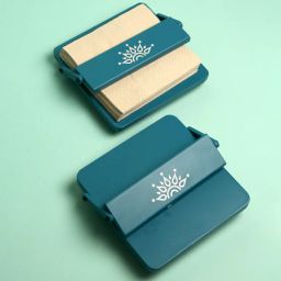 bambaise Blue Premium MDF Tissue Tray with Mandala Art-picture-11