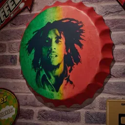 eazywagon Multicolor Metal Bob Marley Wall Decor-picture-36