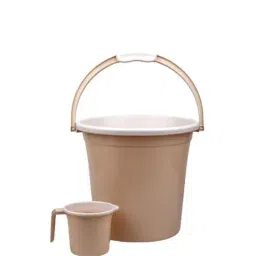 Ivory 18 Ltr Polypropylene Bucket Set (Set of 2) by Regalo-picture-45