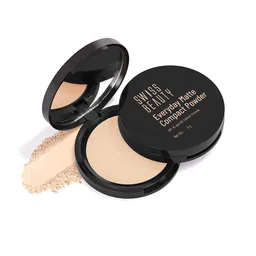 SWISS BEAUTY Everyday Matte Compact with SPF 10 - Honey 04-50