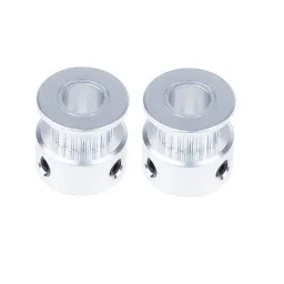 Aluminum GT2 Timing Pulley 16 Tooth 5mm Bore For 6mm Belt – 2Pcs-10