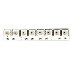 White 8-Bit 5050 WS2811 LED RGB Full-Color Pipeline Lamp Module for Arduino without Soldering size:105*10mm image 2
