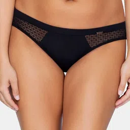 PARFAIT Women Black Solid Bikini Briefs-image-47