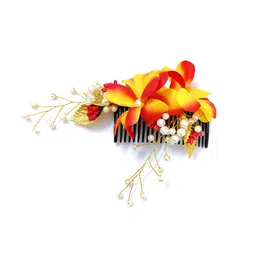 Hair Flare Women Embellished Floral Comb Pin-picture-51