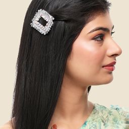 Bhana Fashion 2 Pieces Embellished Alligator Hair Clip-image-29