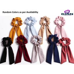 DIAN Women Multicoloured Set of 4 Ponytail Holders-0