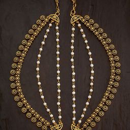 Kushal's Fashion Jewellery Set of 2 Gold-Plated Beaded Matil-picture-25