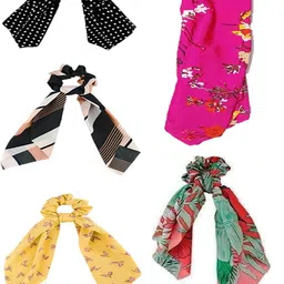 DIAN Women Pack of 5 Multicoloured Ponytail Holders-image-70