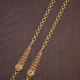 Kushal's Fashion Jewellery Gold Plated Stone Studded Ear Cuff Earrings-image-22